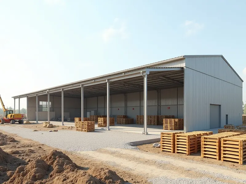 Строительство нового овощехранилища, плодохранилища