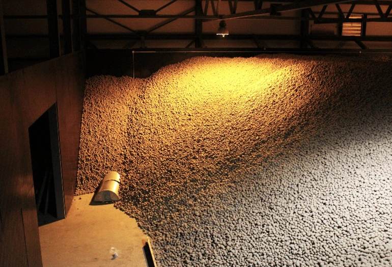 Активная вентиляция в овощехранилище с навальным хранением