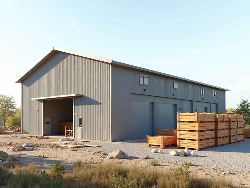 Строительство нового овощехранилища, плодохранилища