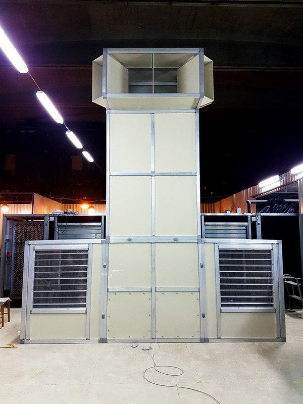 Модуль активной вентиляции для хранения яблок, ФХ Януш (камера на 260 тонн, 2016 год)