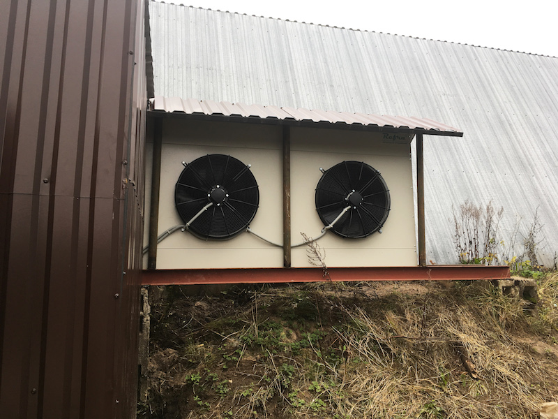 Холодильная установка для фруктохранилища, ФХ Януш